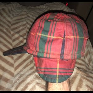 VTG PLAID GAP EAR FLAP HAT HIPSTER LIL PEEP COOL